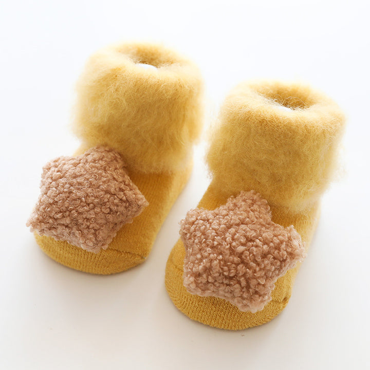Cute Velvet Baby Socks