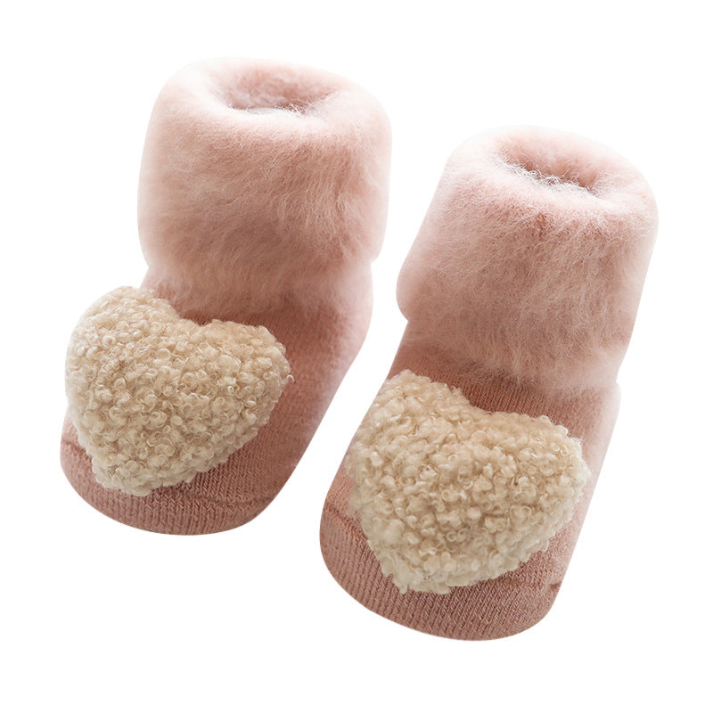 Cute Velvet Baby Socks