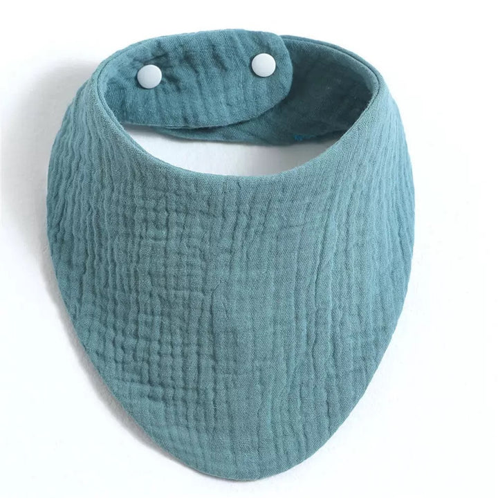 Solid Color Triangular Pure Cotton Bib