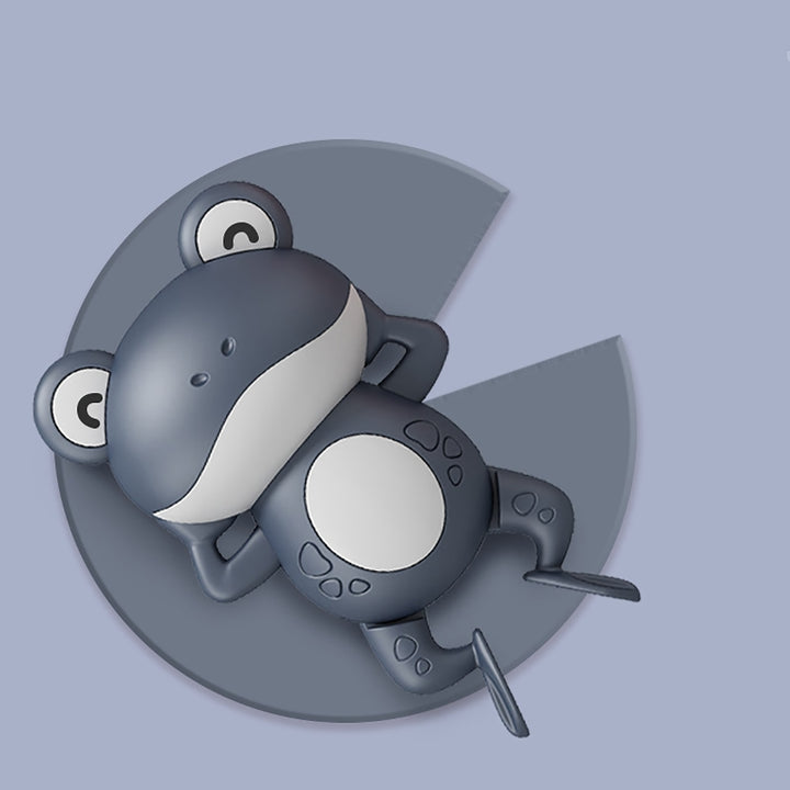 Wind Up Swimming Frog Bath Toy