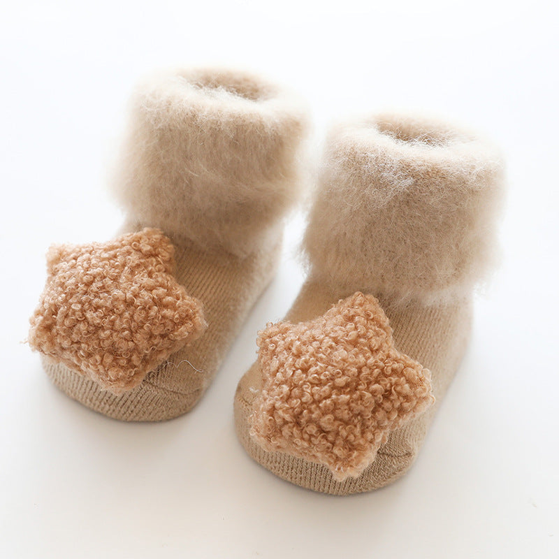 Cute Velvet Baby Socks
