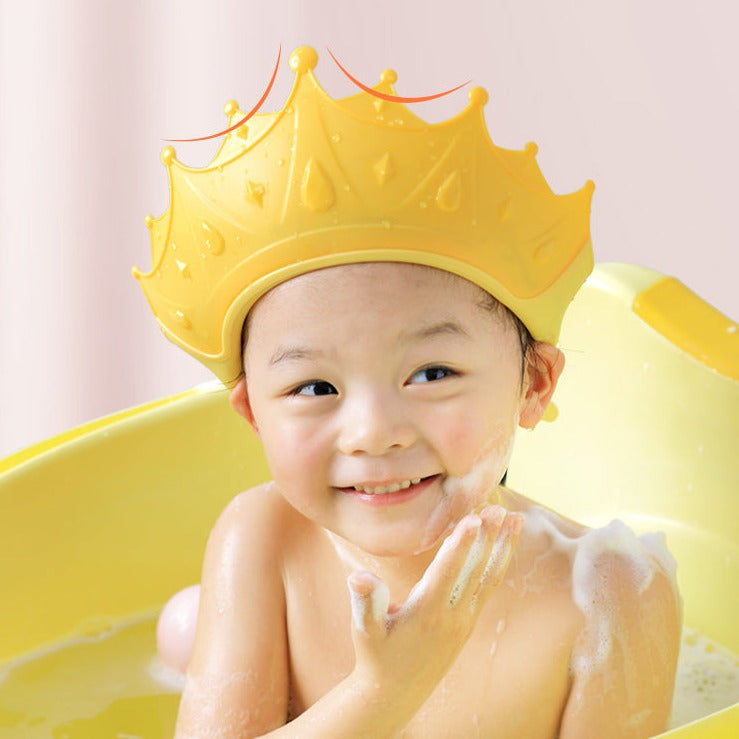 Crown Baby Shower Cap