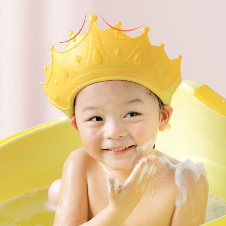 Crown Baby Shower Cap