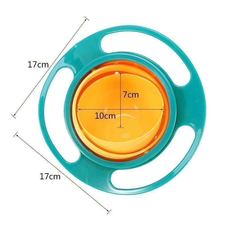 360 Rotate Universal Spill-proof Gyro Bowl