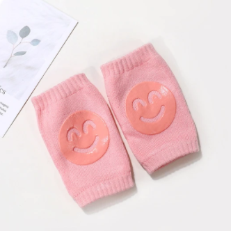 Smiling face non-slip baby crawling knee pads