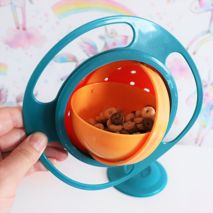 360 Rotate Universal Spill-proof Gyro Bowl