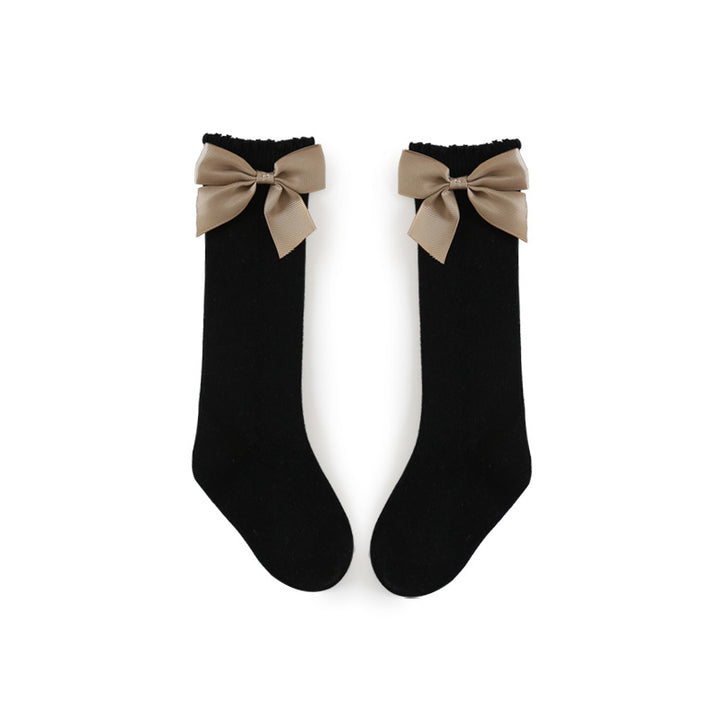 Mesh Bow Socks
